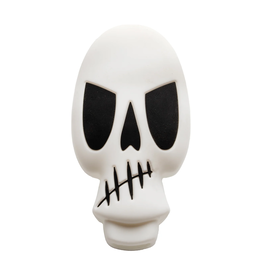 3.25" White Skull Silicone Hand Pipe