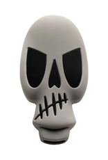 3.25" Grey Skull Silicone Hand Pipe