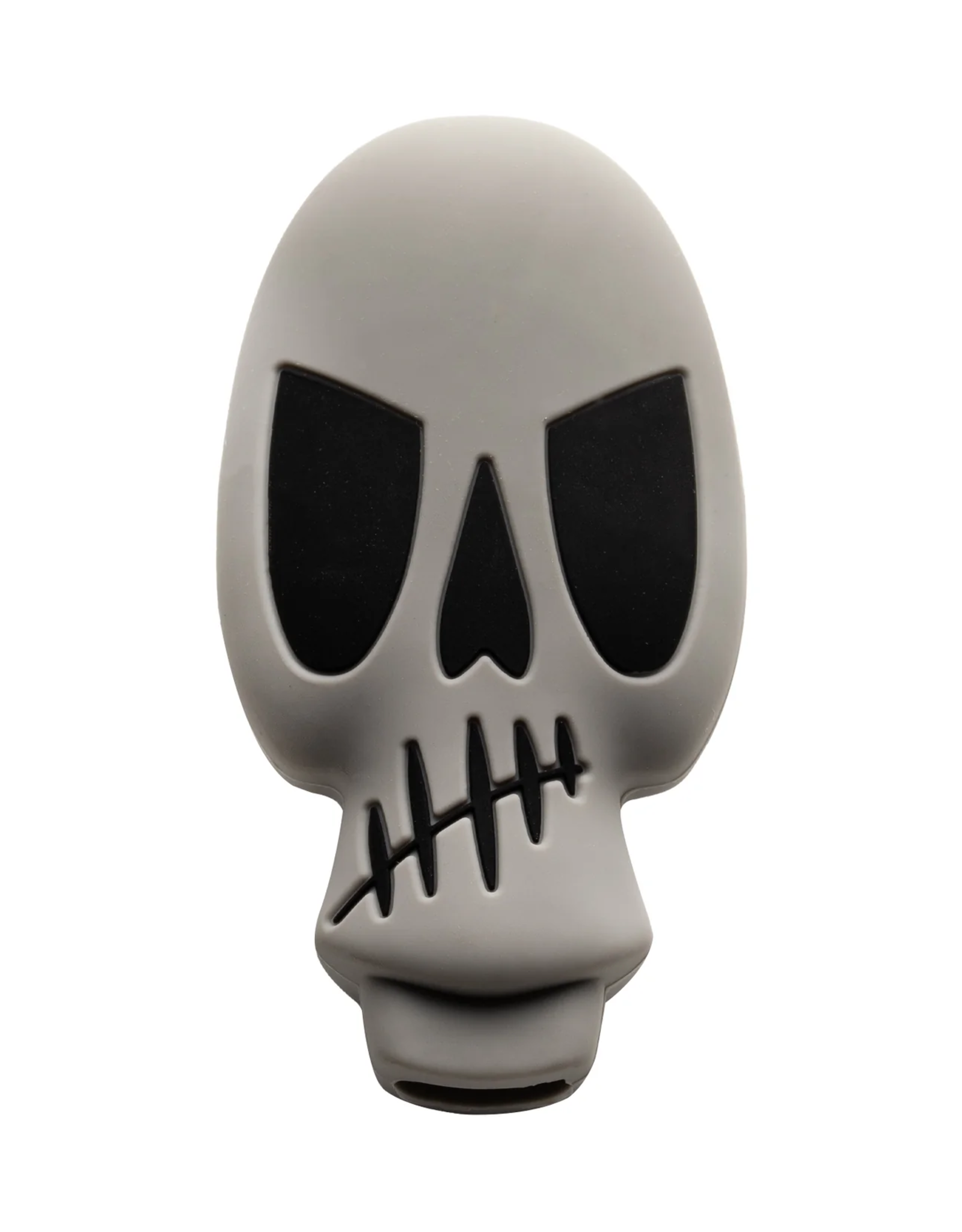3.25" Grey Skull Silicone Hand Pipe