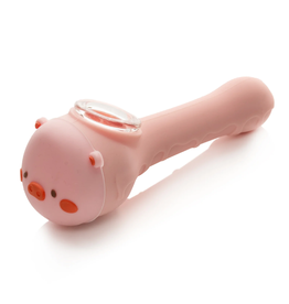 3.5" Silicone Piggy Hand Pipe