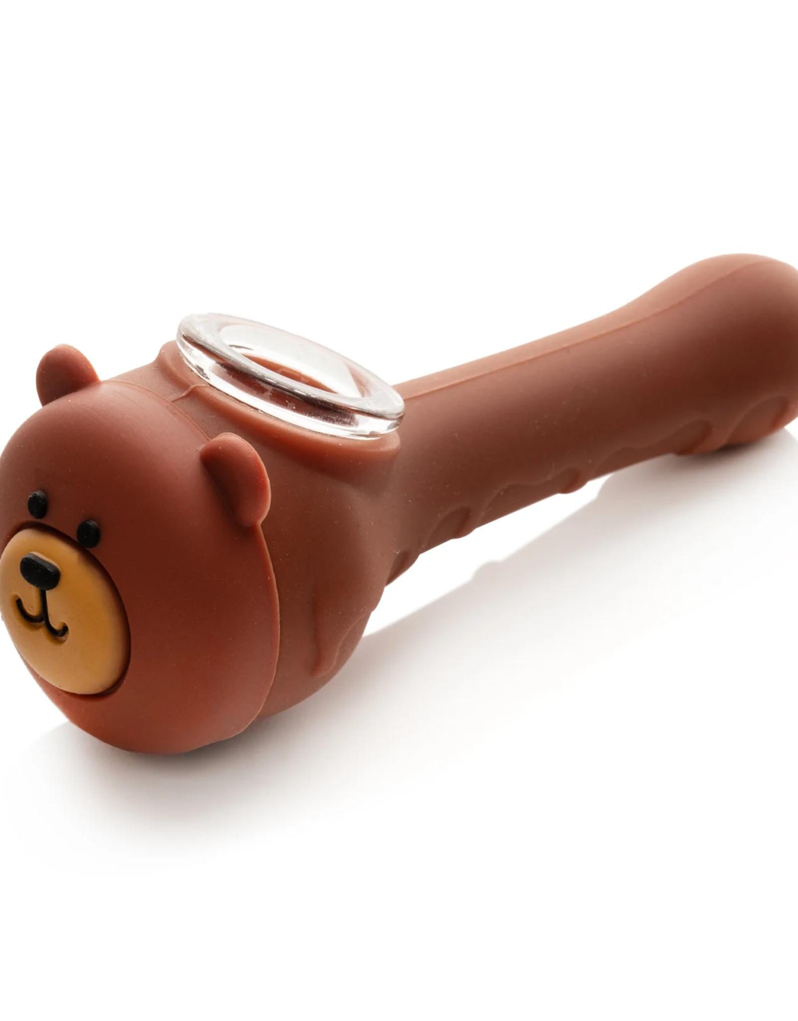 3.5" Silicone Teddy Bear Hand Pipe