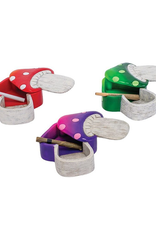 Spotted Mushroom Covered Polyresin Ashtray - 5.25" x 4" / Assorted Colours