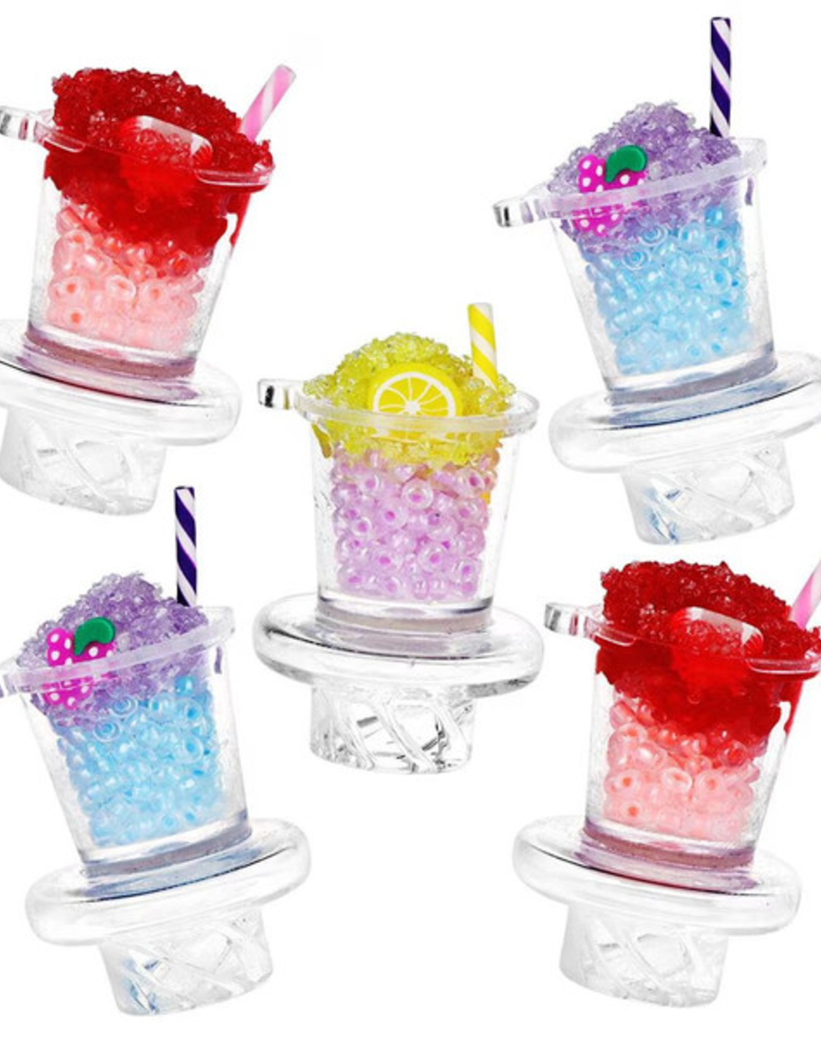 Slushie Glass Carb Cap - 30mm / Assorted Colours