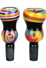 14mm Double Bubble Wig Wag Circus Bowl - Assorted Colours