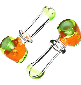 Blooming Slime Barrel Hammer Glass Pipe - 4.75"