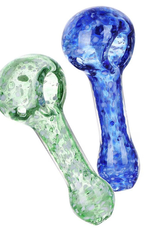 White Hot Nebula Frit Glass Pipe - 3.5" / Colours Vary
