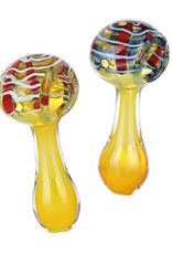 Golden Hour Glass Pipe - 3" / Colours Vary Golden Hour Glass Pipe - 3" / Colours Vary