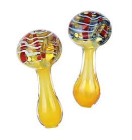 Golden Hour Glass Pipe - 3" / Colours Vary