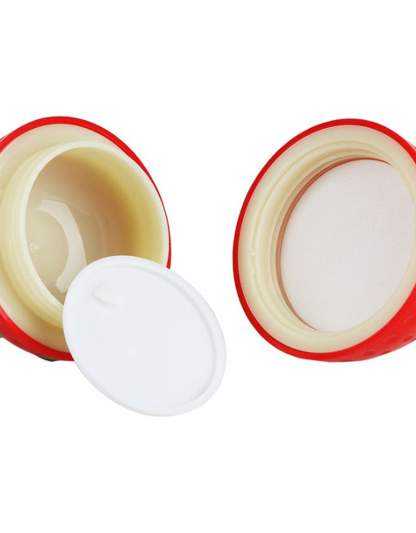 Strawberry Plastic Storage Jar - 3"