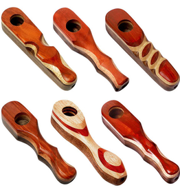Padauk Wood Pipe - 4" / Styles Vary Padauk Wood Pipe - 4" / Styles Vary