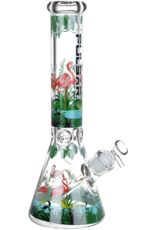 Pulsar 14" Chillin' Flamingos Beaker by Pulsar