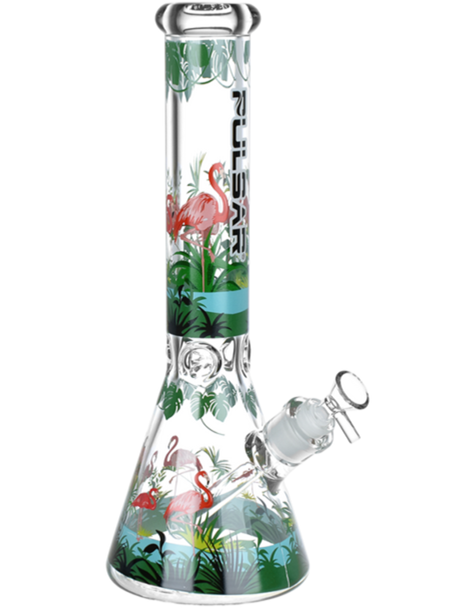 Pulsar 14" Chillin' Flamingos Beaker by Pulsar