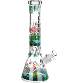 Pulsar 14" Chillin' Flamingos Beaker by Pulsar