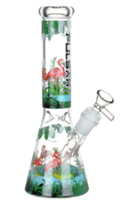 Pulsar 9.75" Chillin' Flamingos Beaker by Pulsar