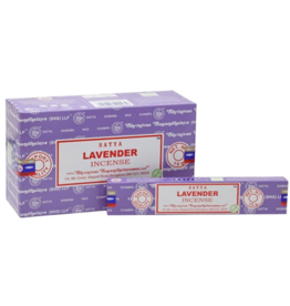 Satya Lavender Incense Sticks (15 Gram Box)