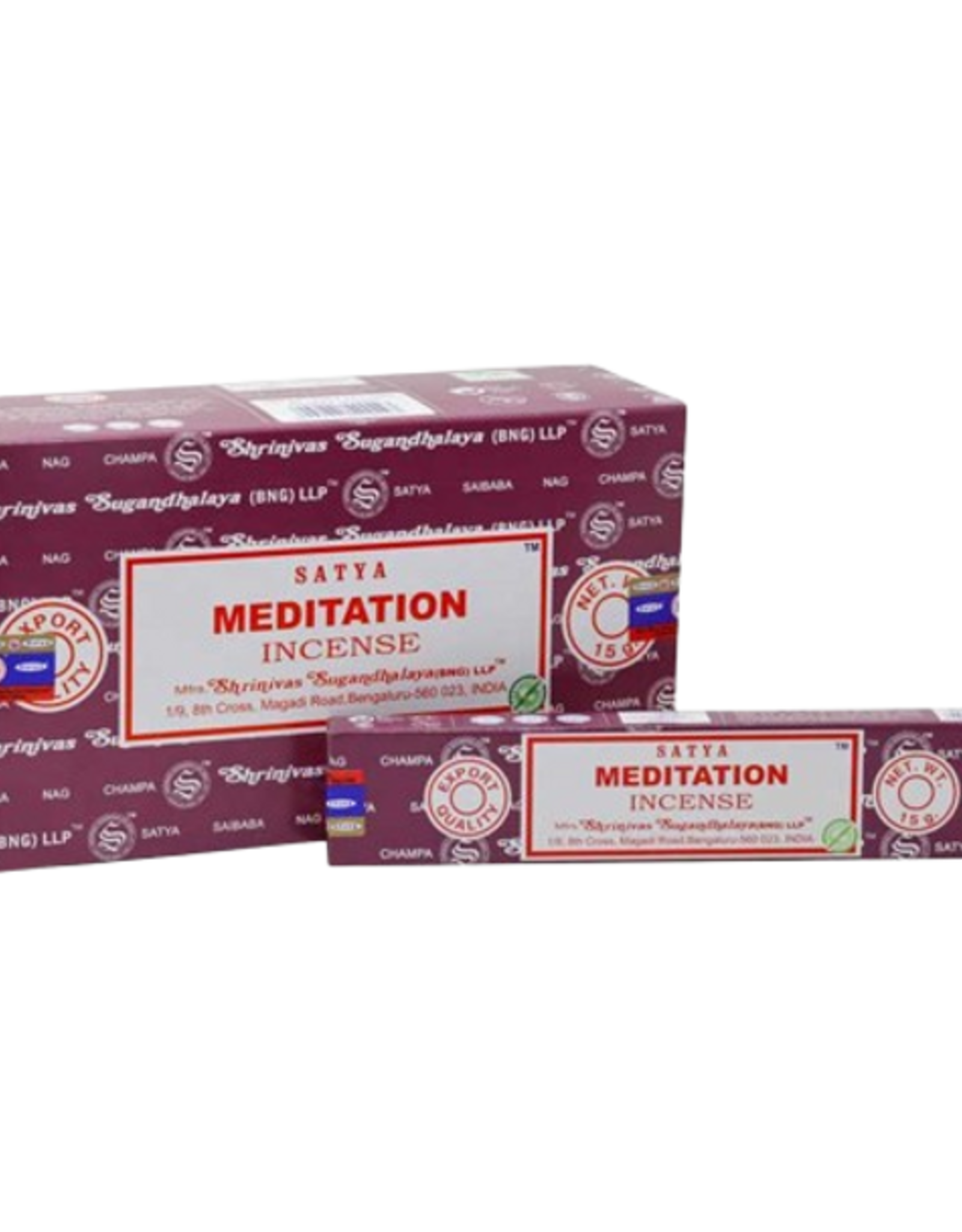 Satya Meditation Incense Sticks (15 Gram Box)