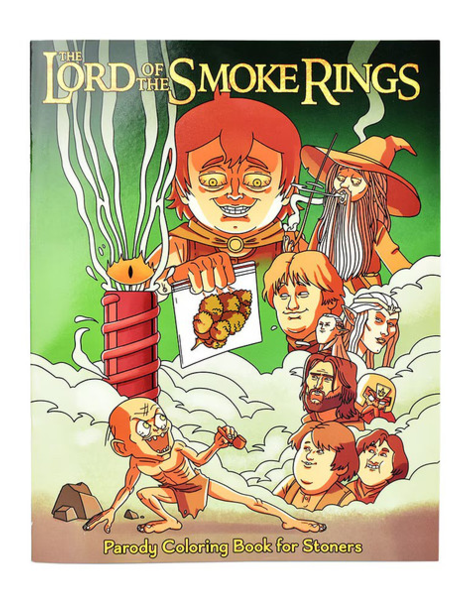 Lord of The Smoke Rings Adult Colouring Book - 8.5"x11"