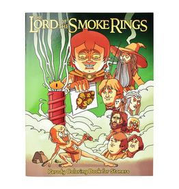 Lord of The Smoke Rings Adult Colouring Book - 8.5"x11"