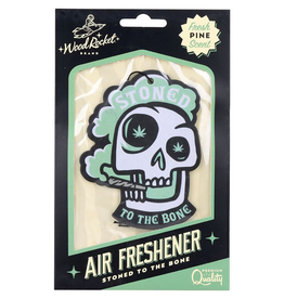 Stoned To The Bone Car Air Freshener - Pine Scent / 4"x3"