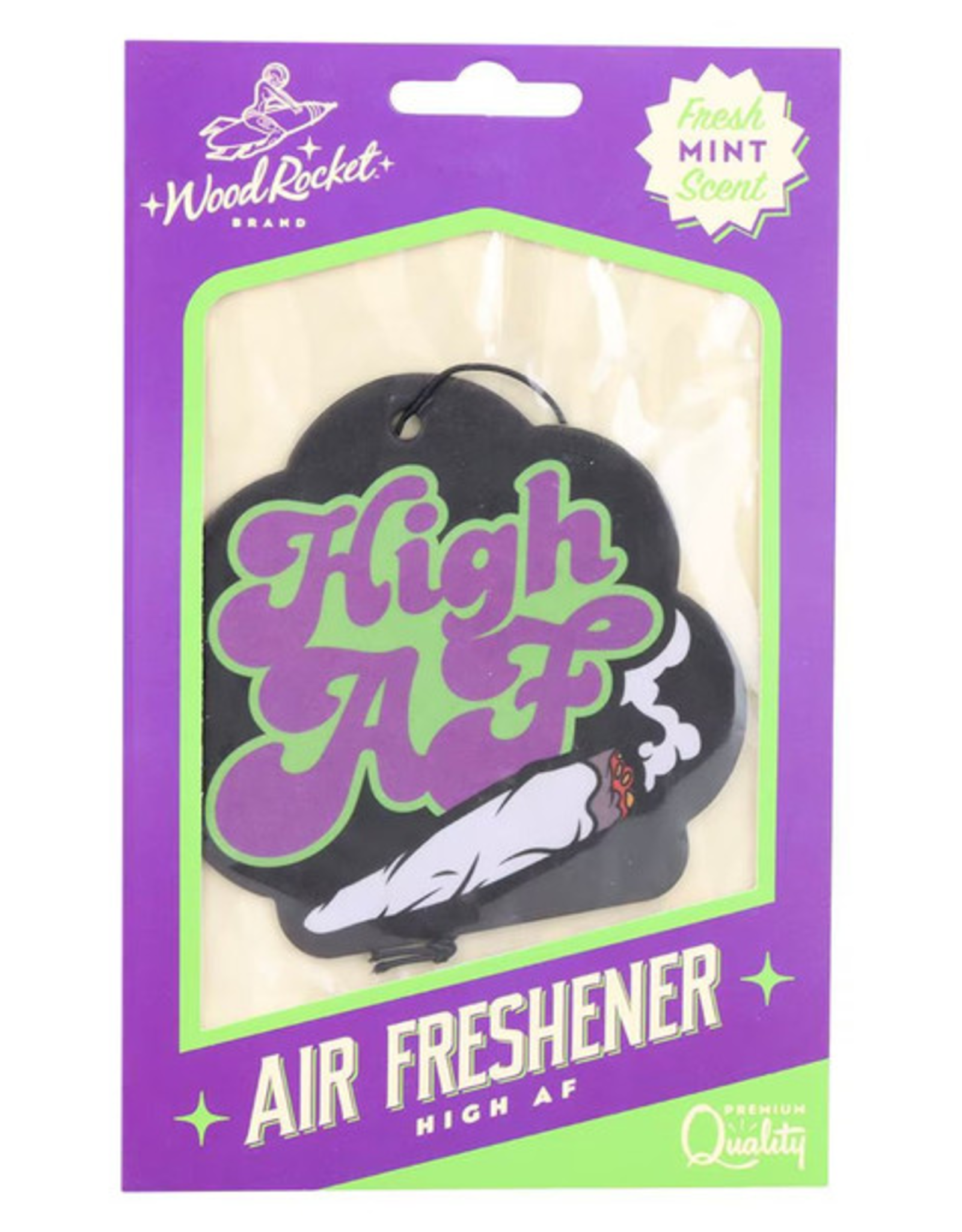 High AF Car Air Freshener - Mint Scent / 3.5"x3.5"
