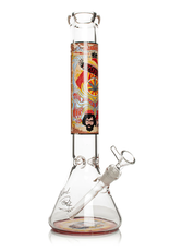 15" 7mm 420 Mind Meld Beaker by Cheech & Chong Glass