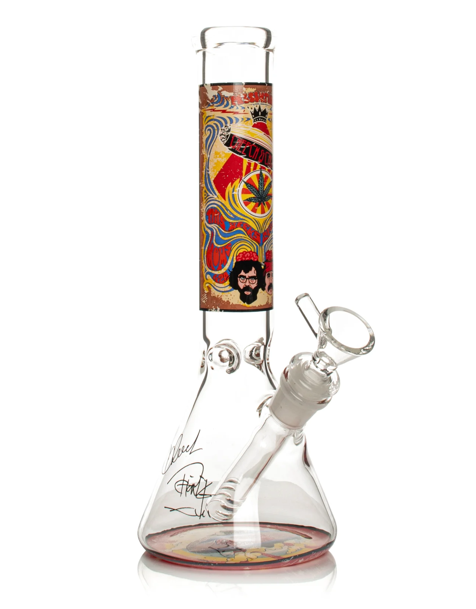10" 420 Mind Meld Beaker by Cheech & Chong Glass