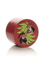 2.5" 4 Piece Parked Grinder by Cheech & Chong Glass