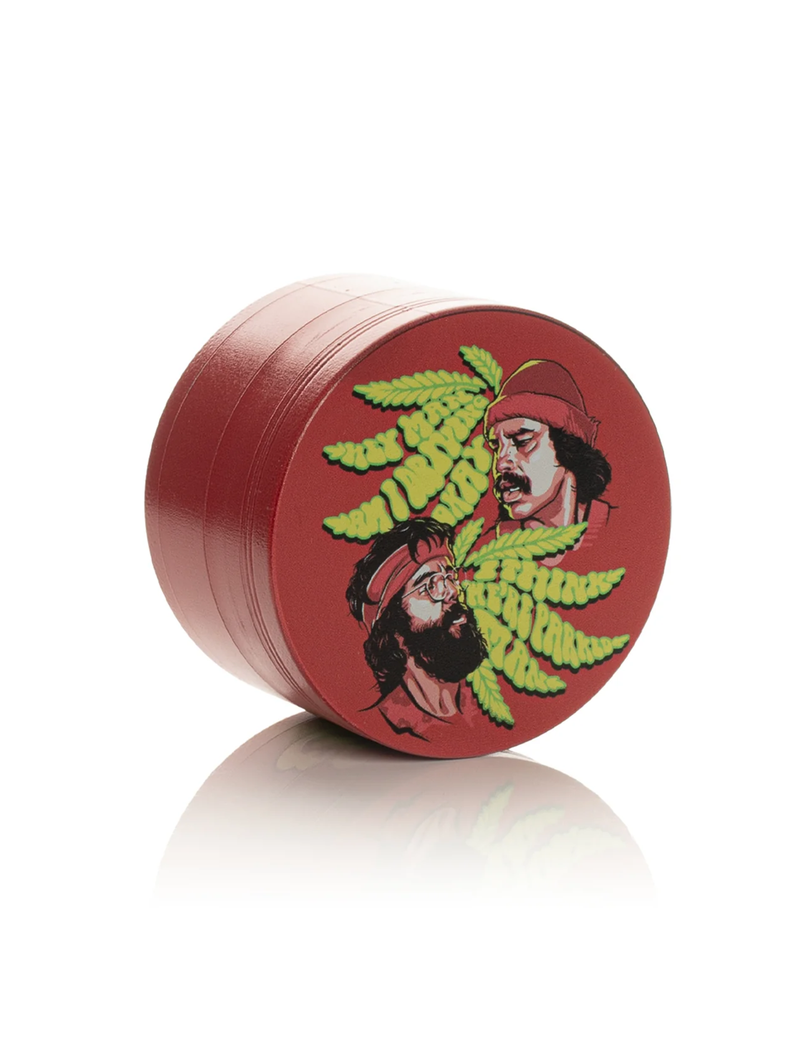 2.5" 4 Piece Parked Grinder by Cheech & Chong Glass