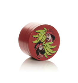 2.5" 4 Piece Parked Grinder by Cheech & Chong Glass