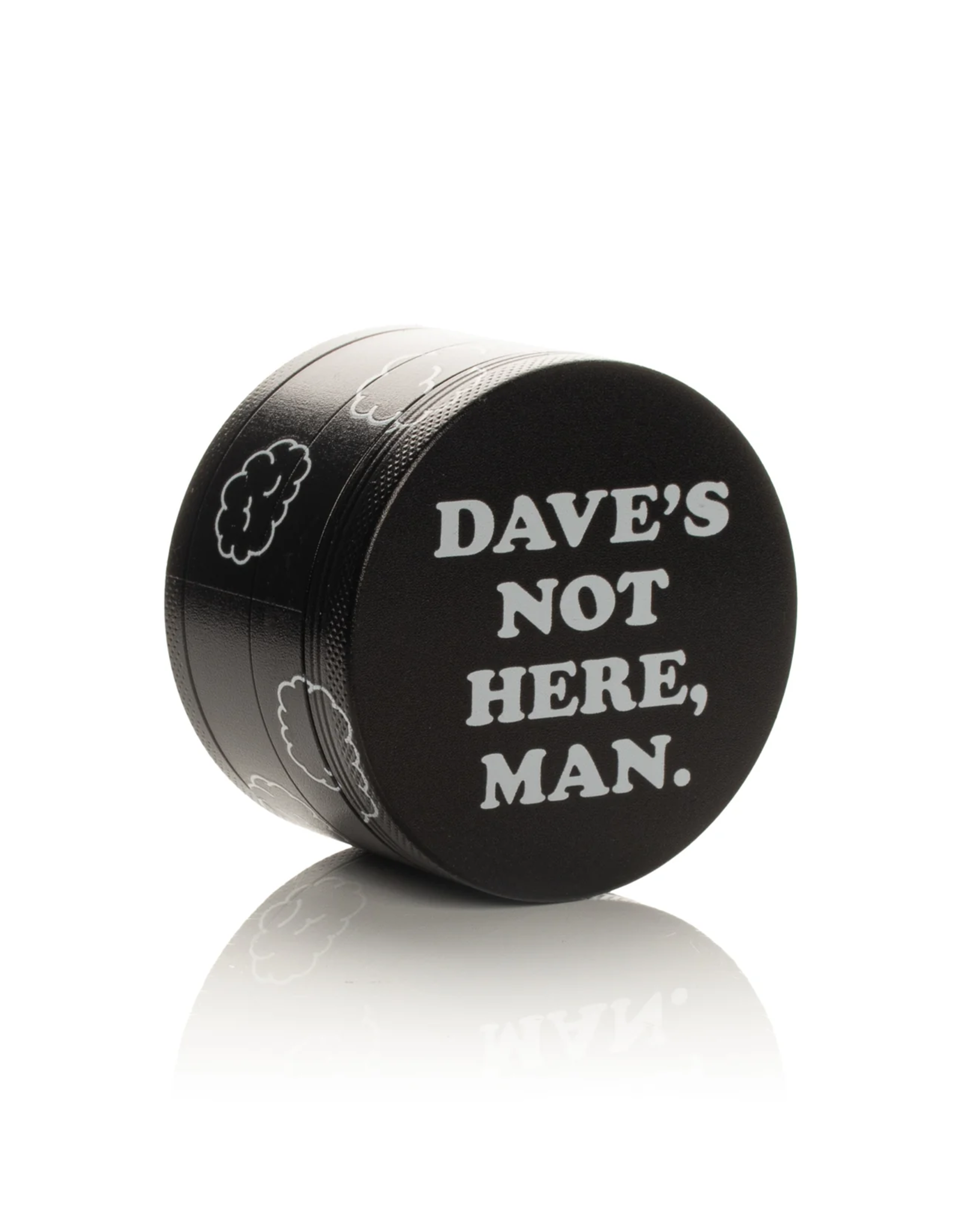2.5" 4 Piece Dave's Not Here Man Grinder by Cheech & Chong Glass