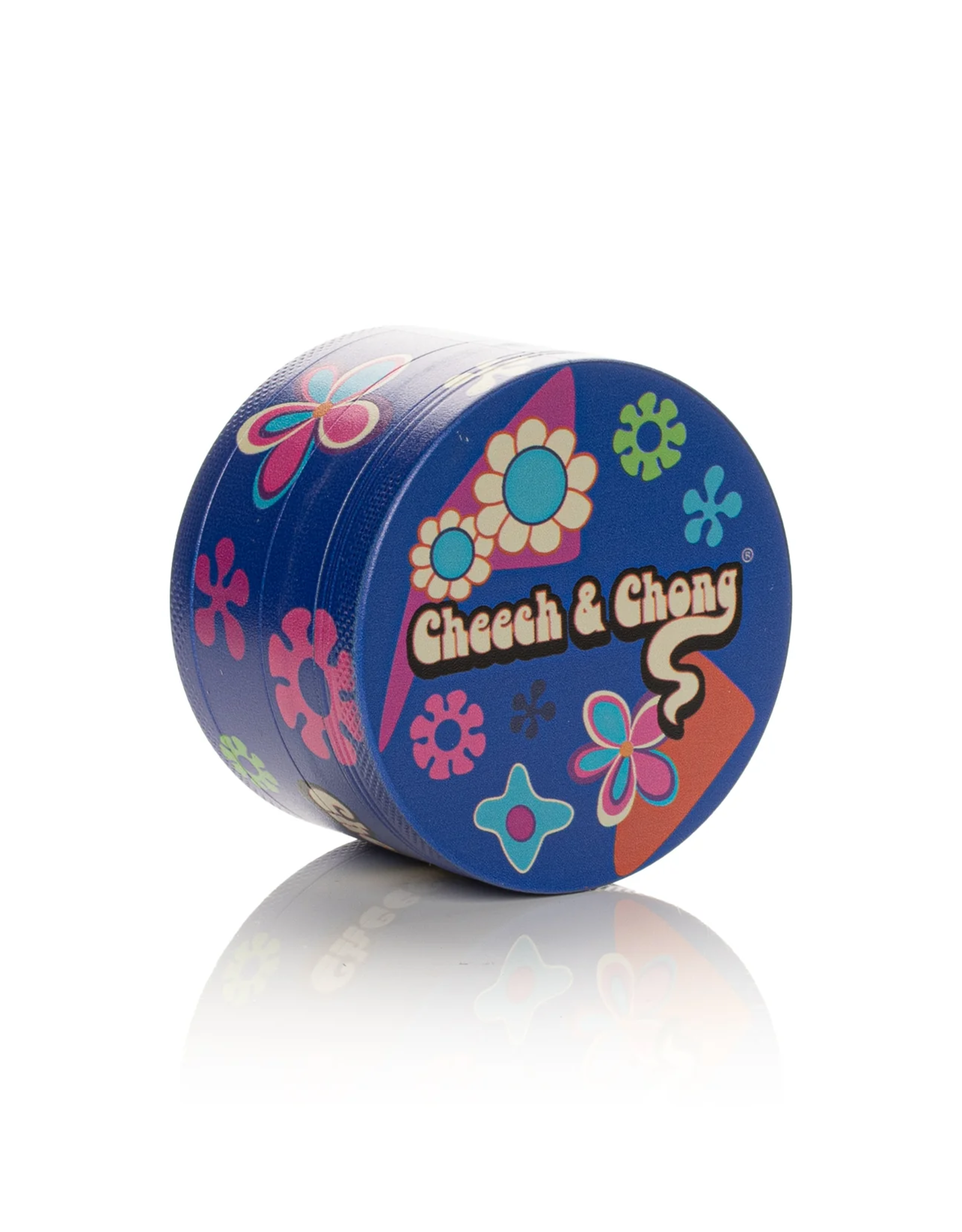 2.5" 4 Piece Power to the Flower Grinder by Cheech & Chong Glass