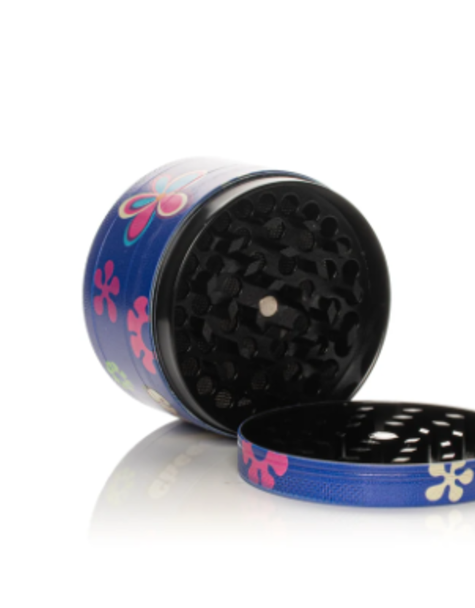 2.5" 4 Piece Power to the Flower Grinder by Cheech & Chong Glass