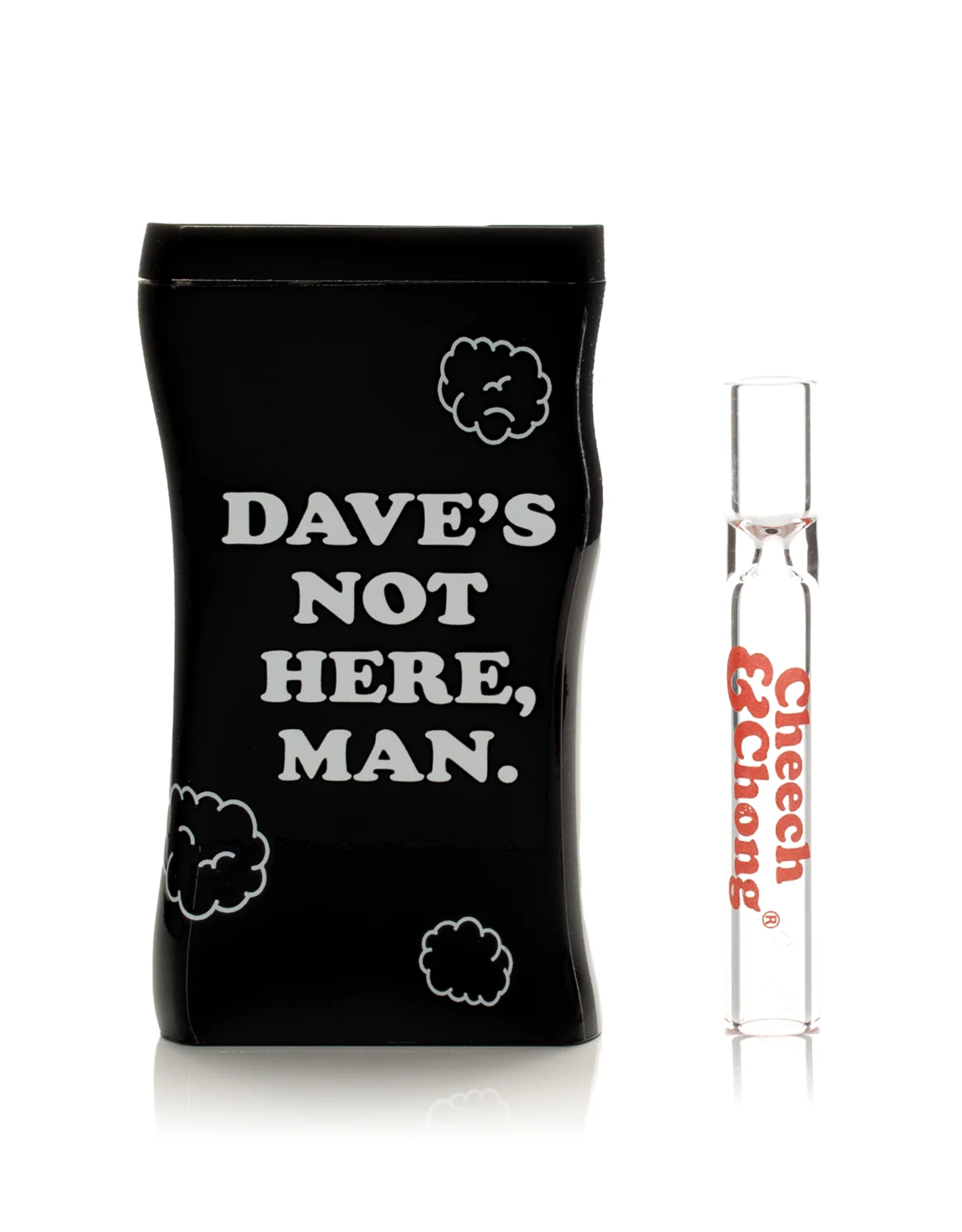 3.8" Dave's Not Here, Man Dugout by Cheech & Chong Glass