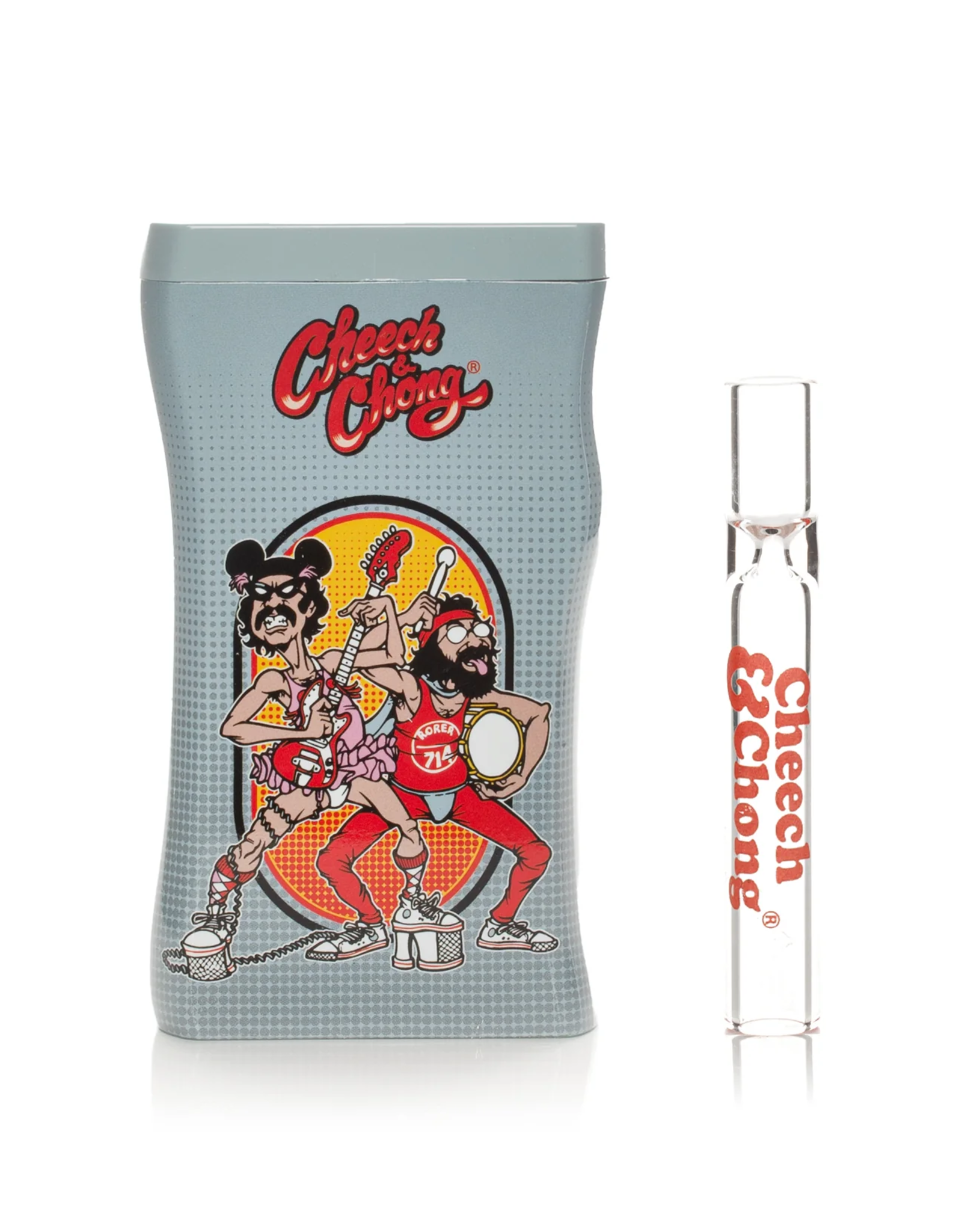 3.8" Earache Dugout by Cheech & Chong Glass