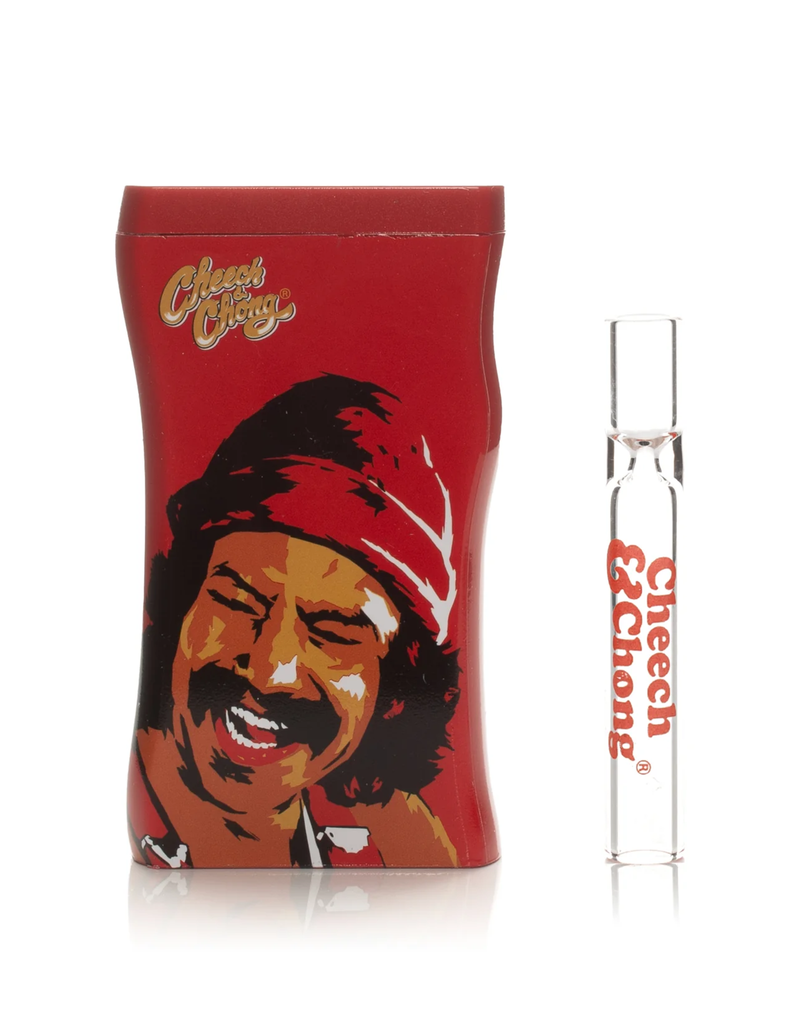 3.8" Pop Art Dugout by Cheech & Chong Glass