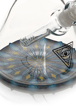 Red Eye Glass 15" 7mm Space Rabbit Beaker by Red Eye Glass