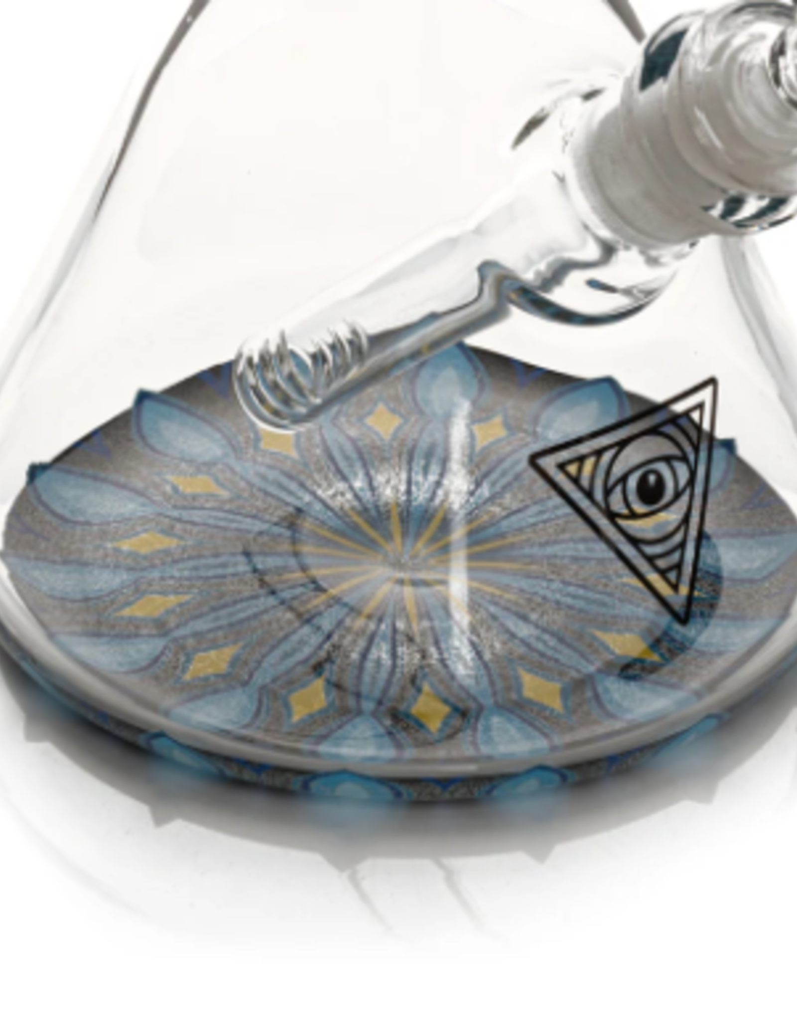 Red Eye Glass 15" 7mm Space Rabbit Beaker by Red Eye Glass