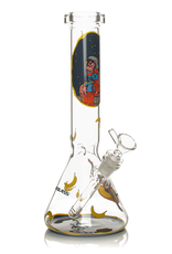 Red Eye Glass 12" Space Monkey Beaker by Red Eye Glass