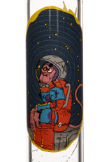 Red Eye Glass 12" Space Monkey Beaker by Red Eye Glass