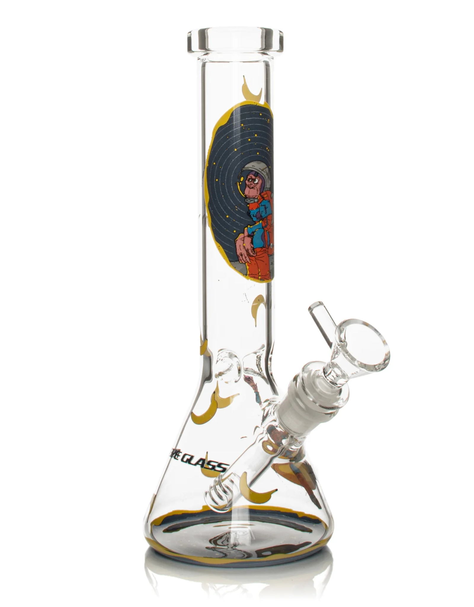 Red Eye Glass 10" Space Monkey Beaker by Red Eye Glass