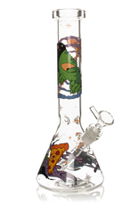 Red Eye Glass 12" Pizza Alien Beaker by Red Eye Glass Red Eye Glass 12" Pizza Alien Beaker by Red Eye Glass