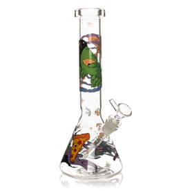 Red Eye Glass 12" Pizza Alien Beaker by Red Eye Glass