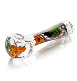 Red Eye Glass 4.5" Pizza Pipe by Red Eye Glass