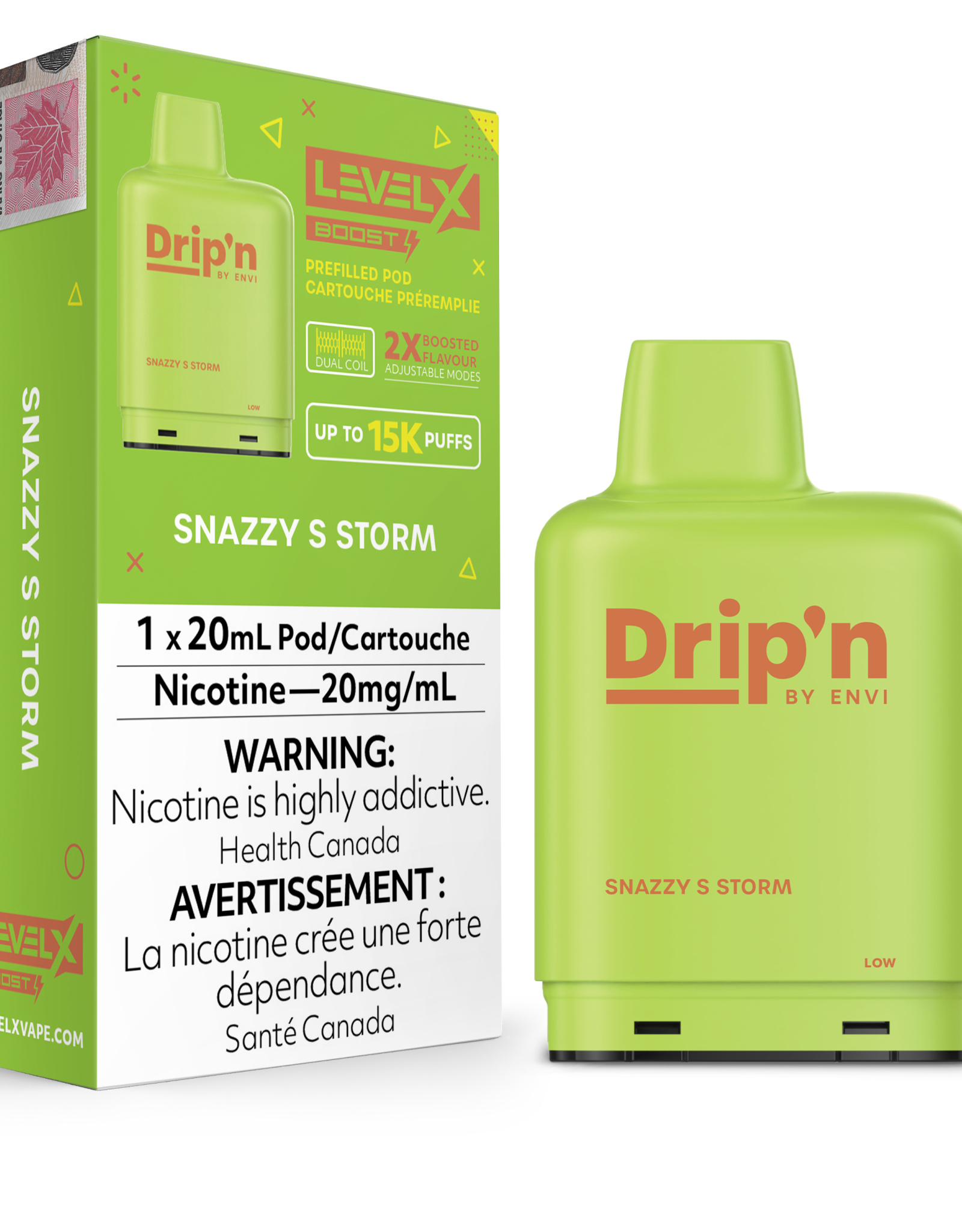 Level X Drip'n Boost Pod 20ml
