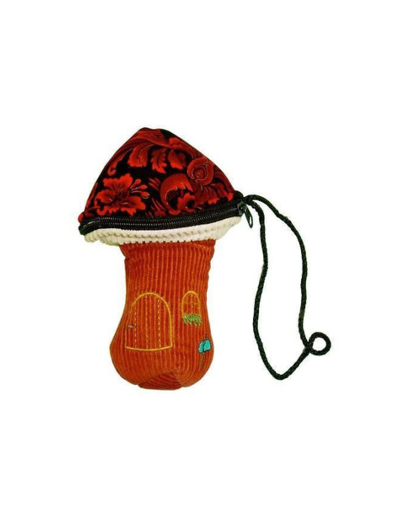 Corduroy Mushroom Padded Pouch by Thread Heads - 4.5"x7"