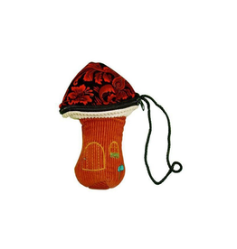 Corduroy Mushroom Padded Pouch by Thread Heads - 4.5"x7"