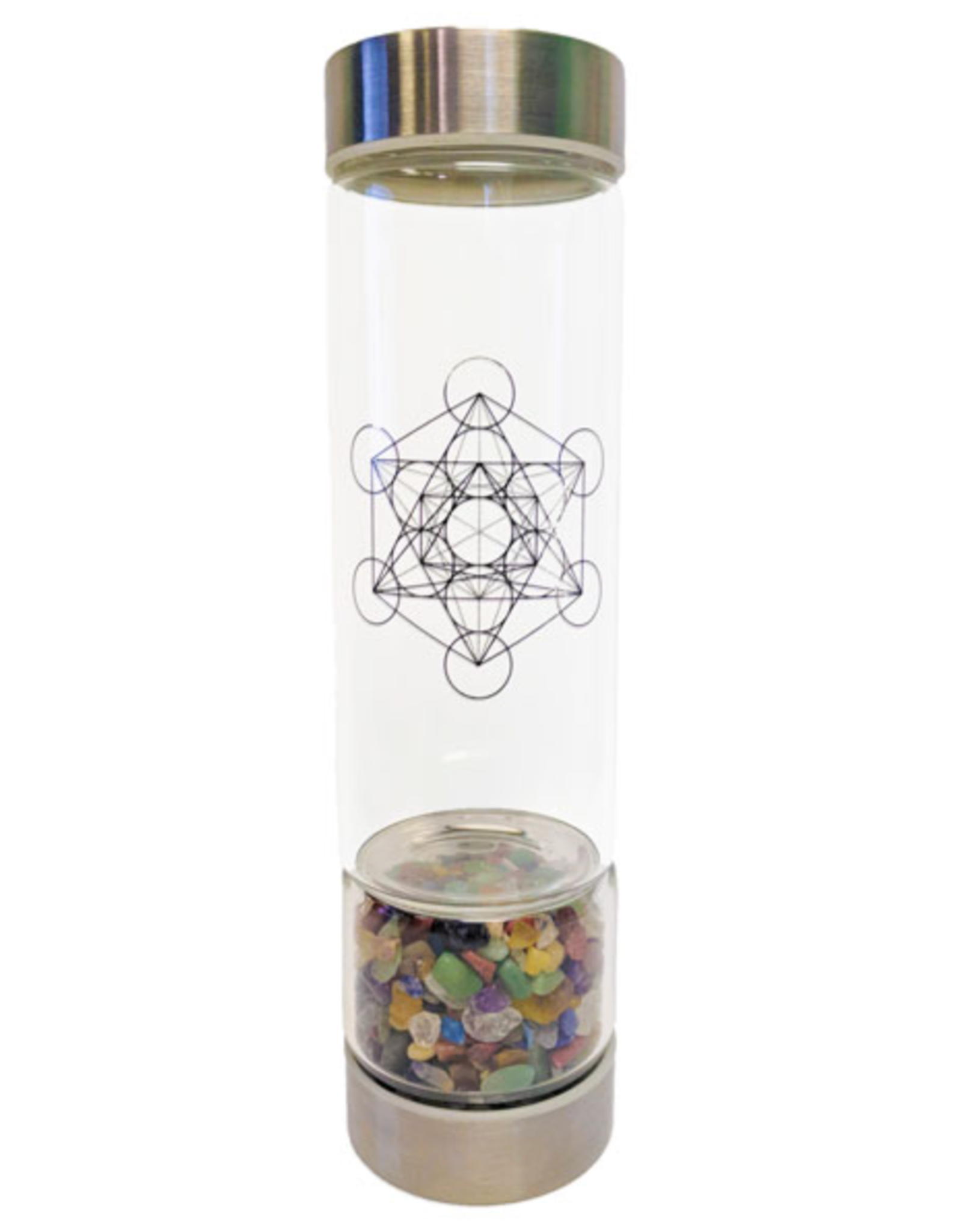 Zenature Chakra Stone Water Infuser Bottle
