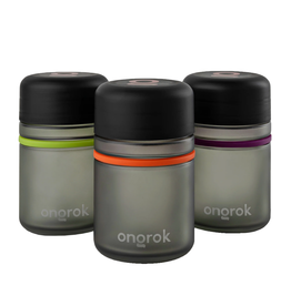 Ongrok 180ml Frosted Grey Childproof Jar - Assorted Colours