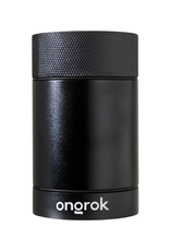 Ongrok 180ml Black Aluminium Metal Storage Jar