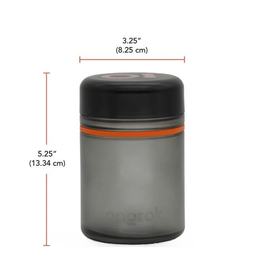 Ongrok 500ml Frosted Grey Childproof Jar - Assorted Colours